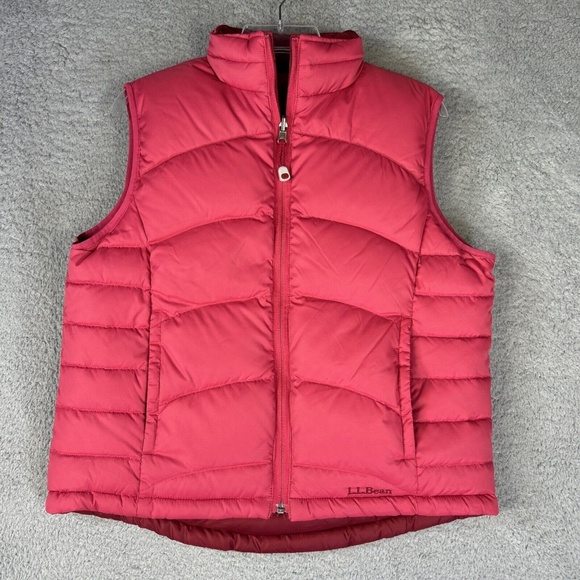 Vintage L.L. Bean Reversible Puffer Vest | Red | Women's M - Picture 1 of 5